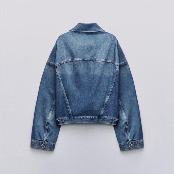 ZARA DENIM JACKET ZW LIMITED EDITION - Picture 7 of 8